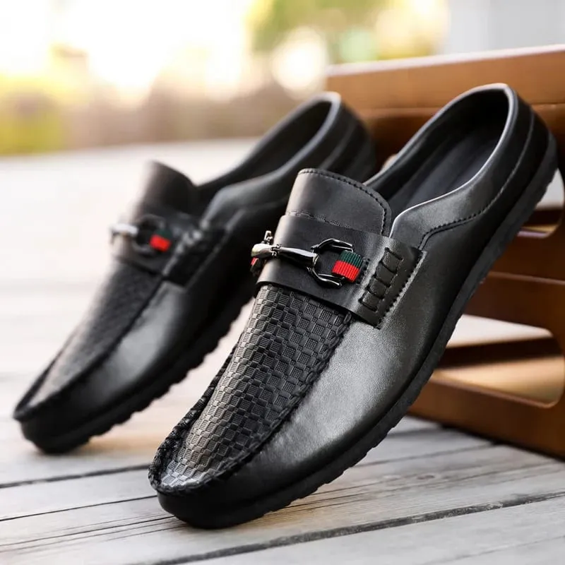 Men's Heelless Casual Shoes - Men's Retro Style Breathable and Lightweight Suitable for Indoor/Outdoor Walking — image 4