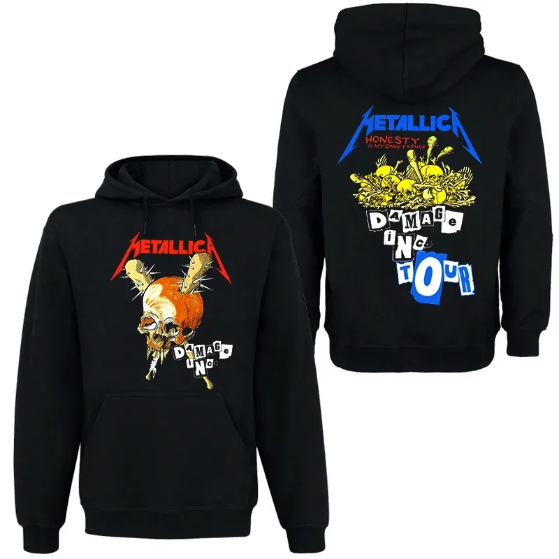 Band Rock Dark Wind Hoodie Men's Street Hip Hop Top Comfortable Hooded Sweater Fall_Winter Personality Men's Clothing