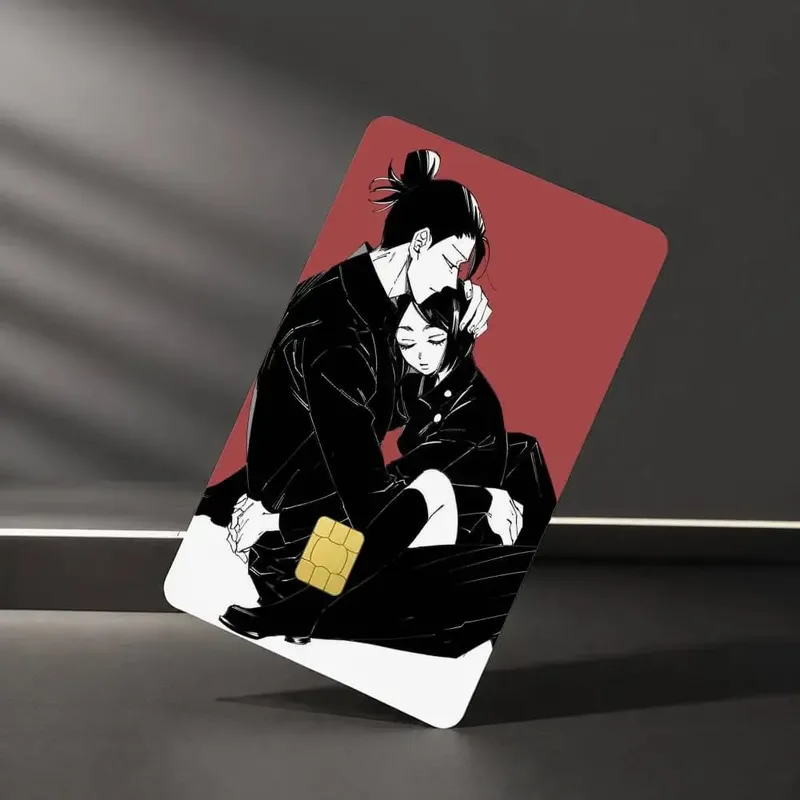 GetoShoko S-Suguru Geto S-Shoko Ieiri Sticker Film Tape Skin for Credit Card Debit Card Waterproof Stickers
