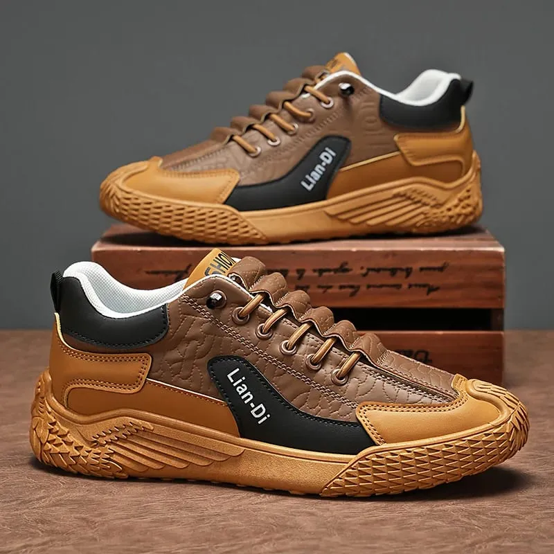Spring and Autumn Fashion Elastic Band Sneakers for Men Versatile Trendy Casual Shoes Student Running Shoes Soft-Soled Lightweight Men's Shoes