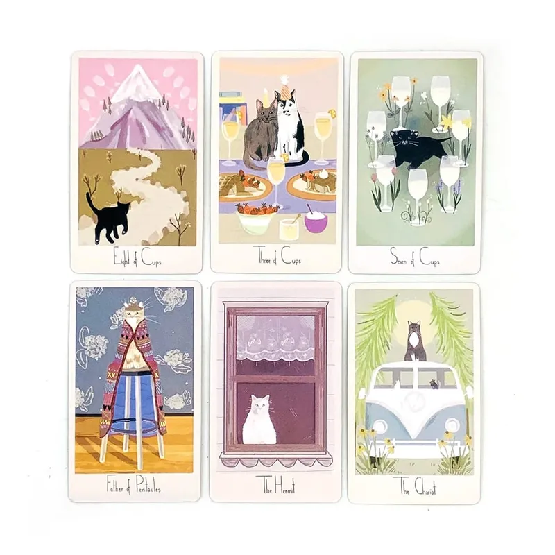 New Tarot Oracle Leisure Entertainment Card Family Gathering Divination Deck Board Playing Game Collect Hobby Cards Gifts