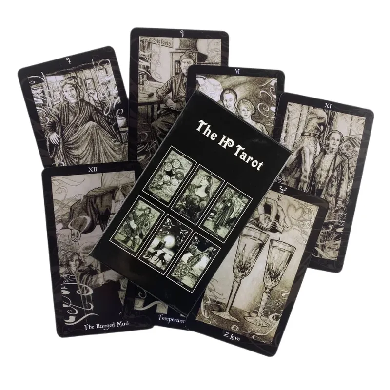 Le jeu de Tarot HP Tarot 78 cartes de Tarot originales pour les débutants et les outils de Divination du Tarot du voyant léger le jeu de Tarot du cavalier