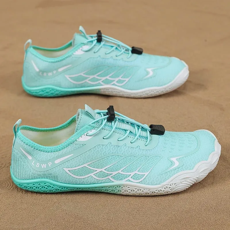 Men's Casual Sports Shoes Men's Water Shoes Beach Shoes Quick-Drying Barefoot Hiking Shoes Swimming Water Shoes Snorkeling Shoes Suitable for Beach Vacations Camping Beach Parties Gym Workouts Breathable Lightweight Training Shoes Unisex
