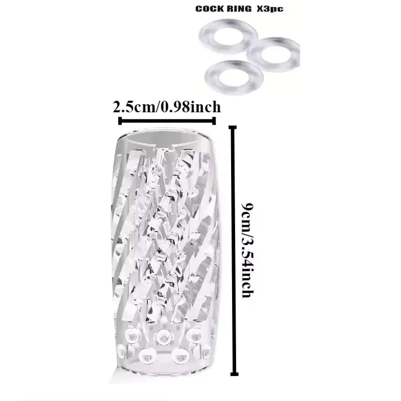 Male Aircraft Cup Masturbator Powerful Sucking Masturbation Cup Realistic Anal Vagina Pocket Pussy Adult Sex Toys for Men Toy 18