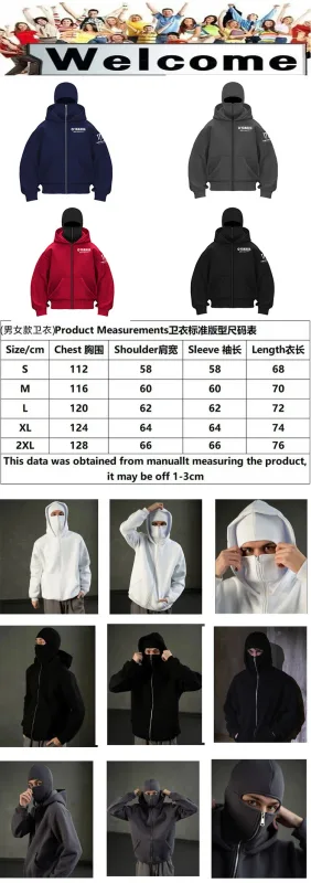 yamaha logo Printed Cotton Cycling Mask Zipper Hoodie Men and Women Autumn and Winter New Style Fashion Casual Retro Cycling Jer