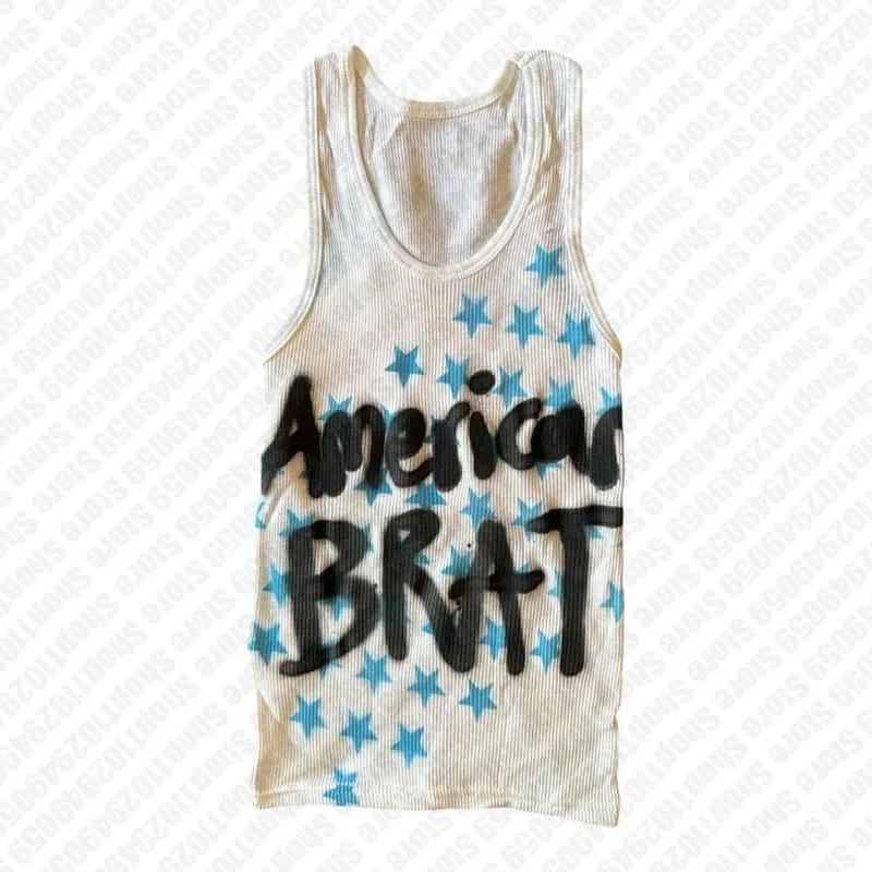 Woman Clothing Crop Top Women Tops Women's Tanks & Camis Grunge Clothes Y2k Summer Harajuku 90s Clothes Vintage Trashy Y2k 2000s