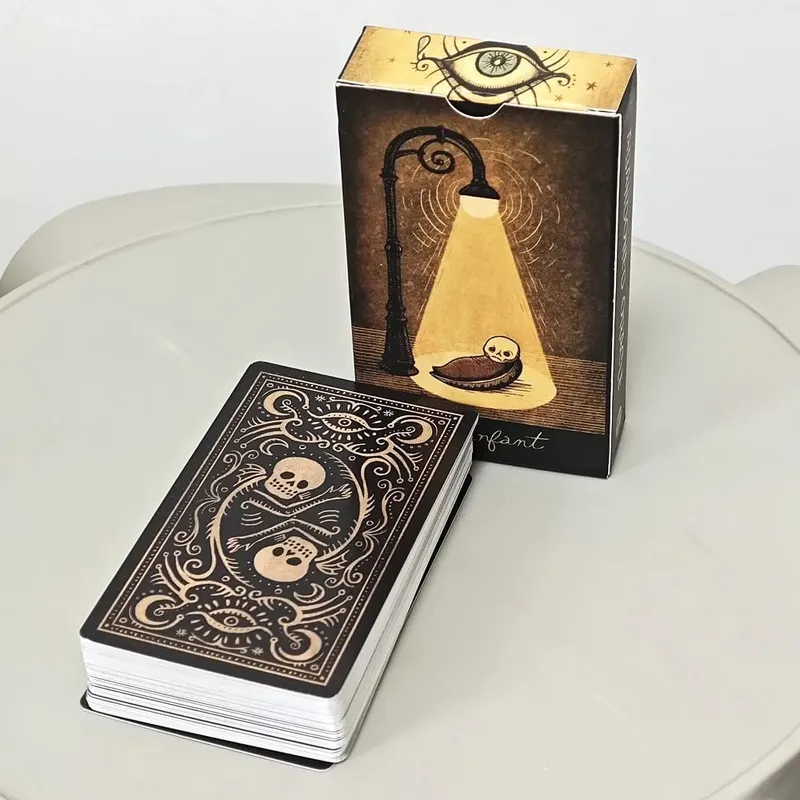 Abandoned Oracle Cards Deck 52 Cards Dark Fantasy Tarot Fortune Telling Witchcraft Spirit Board Game English Ver.