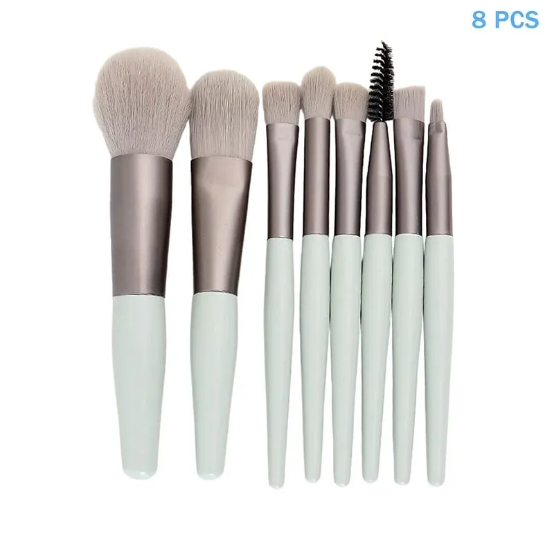8/13PcsMakeup Brush Set Fluffy Professiona Cosmetic Foundation Powder Eyeshadow Kabuki Make Up Brush Beauty Tool Makeup.