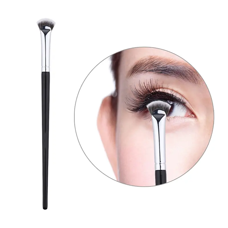 Z. 1PC Fan-shaped Eyelash Brush Soft No Shedding Professional Eyelash Makeup Brushes Mascara Highlighter Powder Smudge Tool — image 1