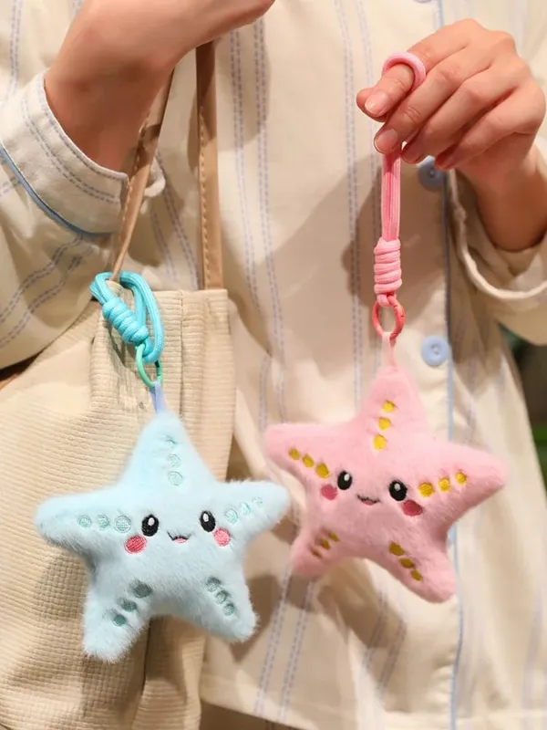 12/43cm Starfish Star Plush Pillow Stuffed Smiling Ocean Animal Colorful Cushion Sofa Chair Decor Present