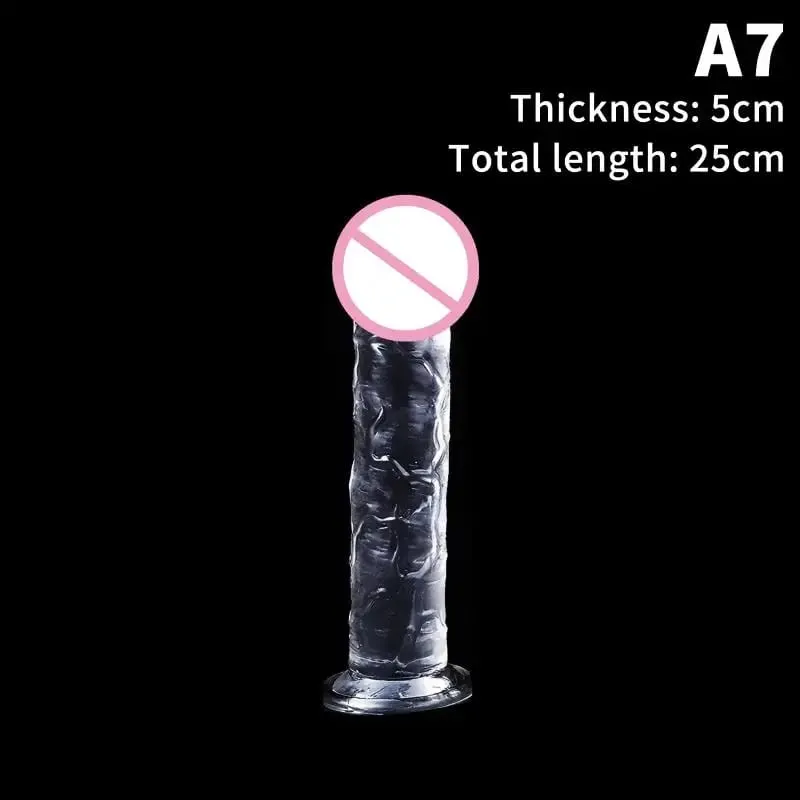 7 Sizes Dildo With Suction Cup Huge Jelly Dildos Sex Toys For Woman Men Fake Dick Big Penis Anal Butt Plug Sex Shop 18+