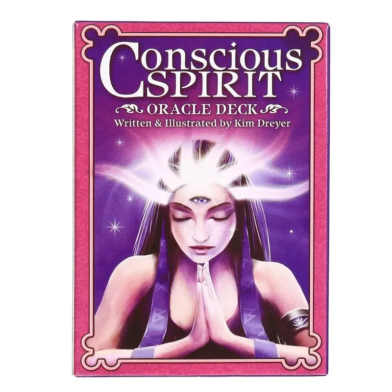 Conscious Spirits Oracle 卡 A 45 張耐用時尚派對趣味撲克牌塔羅牌紙牌遊戲