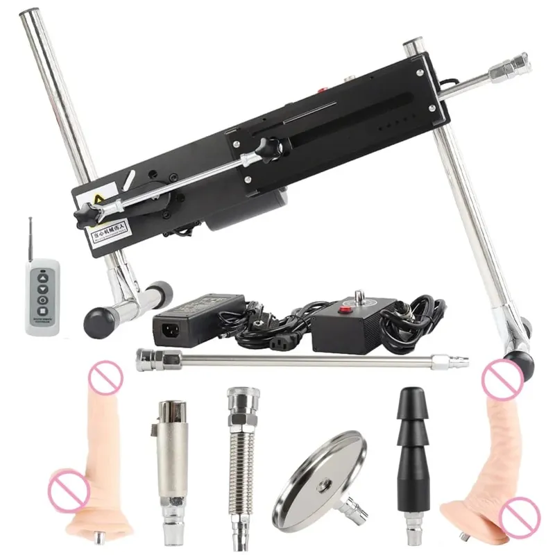 70W/120W/200W Power Sex Machine Silent Adults Masturbation Vac-u Lock Sex Machine With Dildo for Women Sex Toys