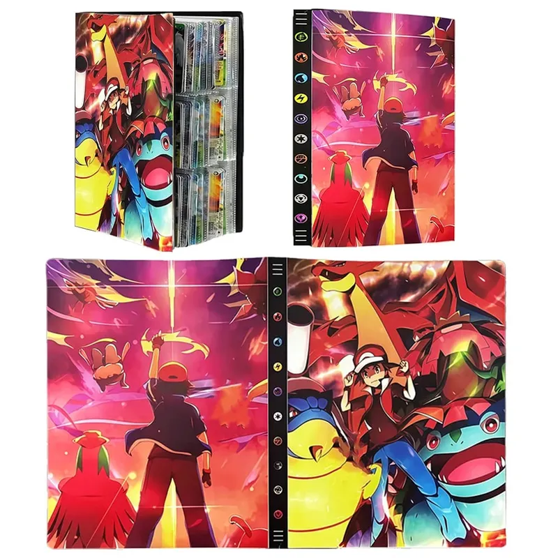 240/540PCS Pok é mon Cards Album Book Pokemon Game Charizard Card Album VMAX GX EX Holder Collection Binder Folder Kids Toy Gift