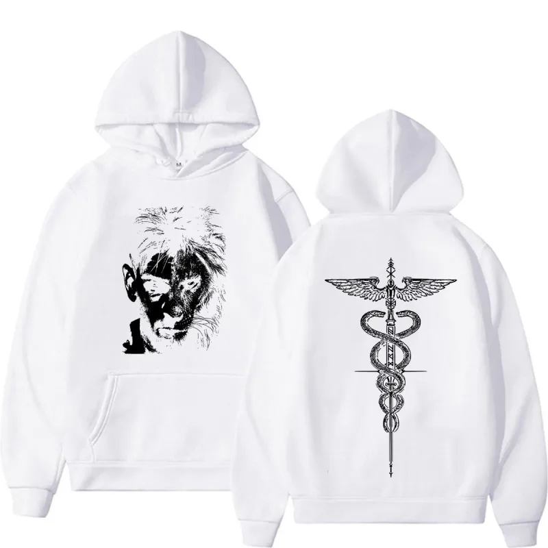El Matador Ilia Topuria Tattoo Graphic Hoodies Men Women Harajuku Classic Gothic Sweatshirt Casual High Quality Oversized Hoodie