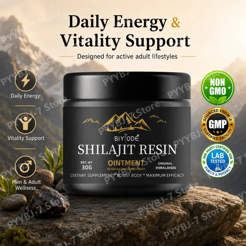 Shilajit Resin 30g Daily Wellness Supplement 600mg Serving support energy Focus for Adult Nutrition Support Daily Use