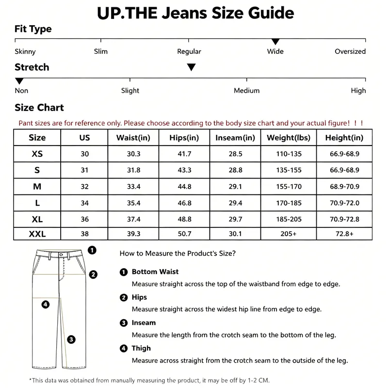 UP.THE Men Vintage Washed Black Baggy Wide Leg Jeans Y2K Oversized Loose White Rose Vine Embroidery Denim Pants Gothic Grunge Streetwear Trousers for Daily Outfits