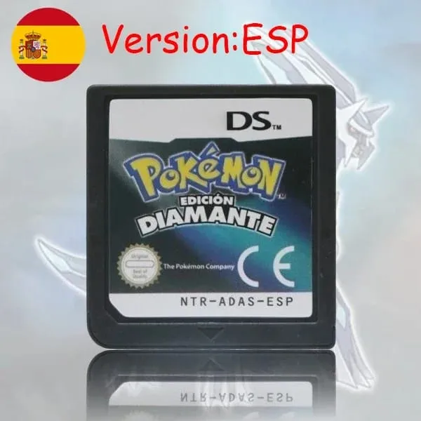 Pokemon Series DS Game Cartridge Diamond Platinum Pearl HeartGold SoulSilver Black White Multilingual for NDS/2DS