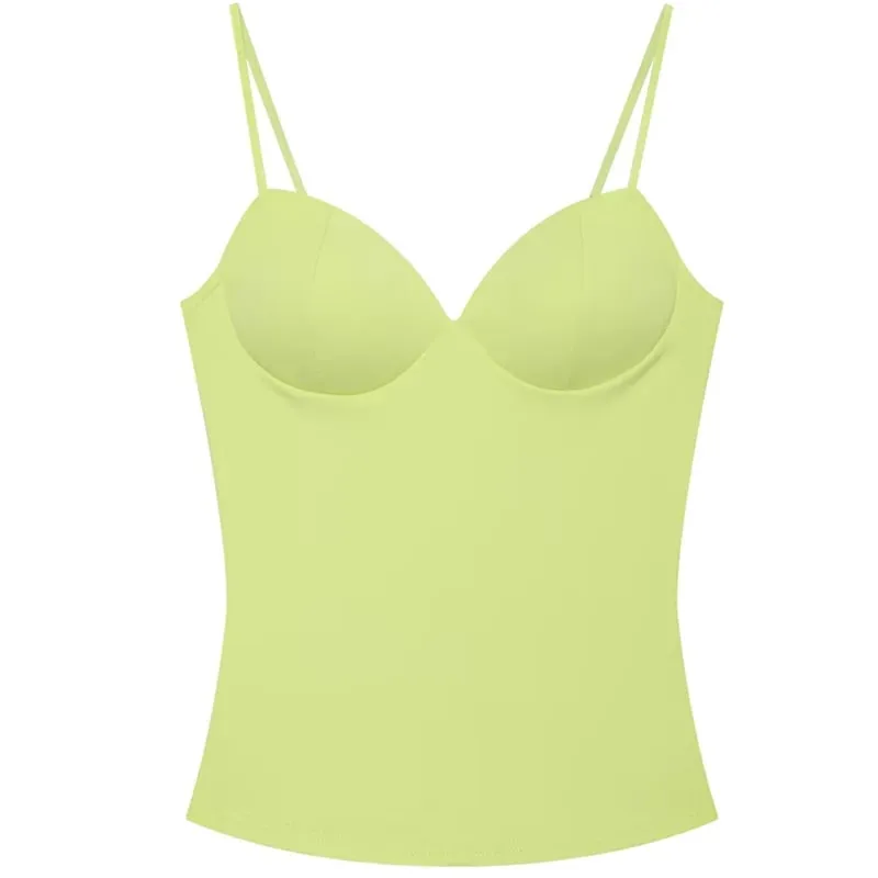 Burgundy Slip Top Women Summer Sexy Corset Tanks & Camis Fashion Sleeveless Backless Bra Top Chic Elegant Bustier Camisole