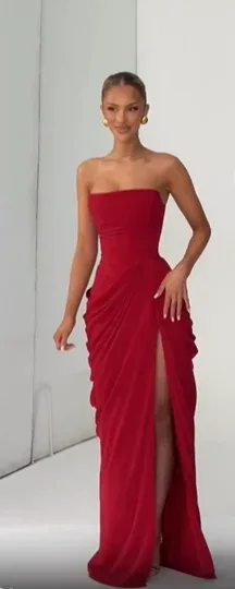 Butter Yellow Women Satin Slip Maxi Dress Elegant Spaghetti Strap A-line V Neck Waist-cinching Summer Lady Formal Evening Gown — image 19