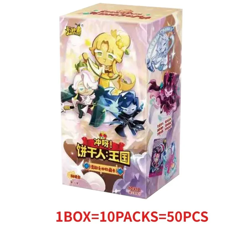 Genuine Cookie Run: Kingdom Cards Braveheart Chapter Crispy Pack Escape The Oven Adventure Anime Collection Cards Gifts