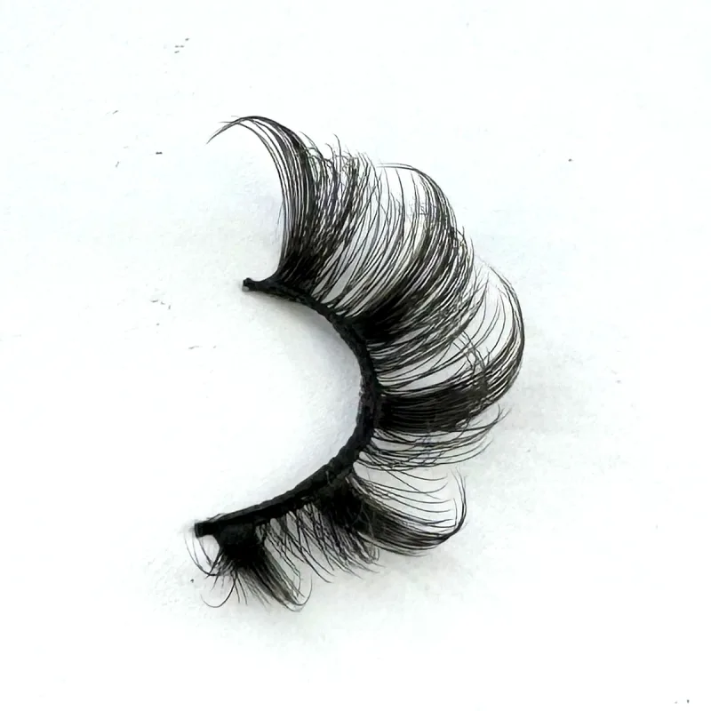 Halbe Wimpern, 10 Paar halbe Wimpern, weiche, natürliche Katzenaugen-Wimpern, Make-up-Werkzeug, künstliche Wimpern, Verlängerung, flauschige künstliche Wimpern