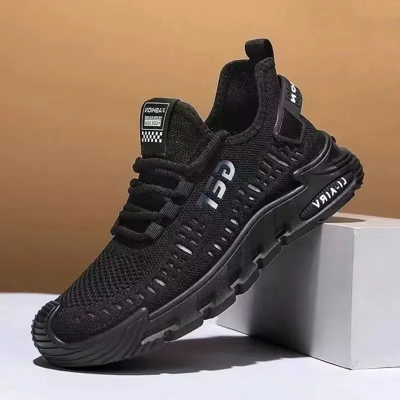 New Men's Sneakers Thick Sole Comfortable Casual Shoes Lightweight Breathable Fashion Running Shoes Luxury Male Tenis Masculino