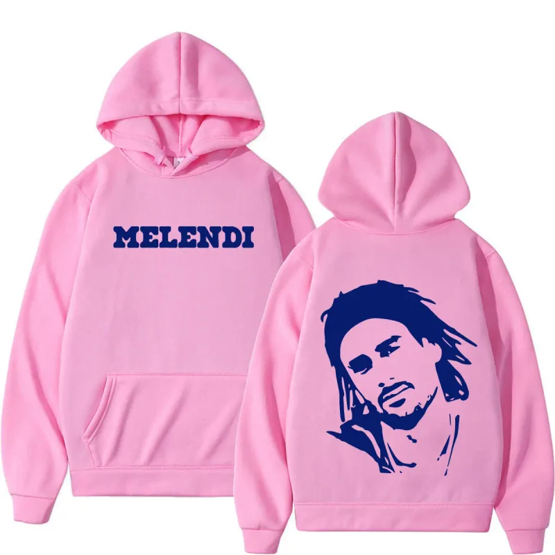 Rapper Melendi Tour Print 2026 Hoodie Men Women Fashion Hip Hop Pullover Autumn and Winter Loose Casual Sweatshirt Streetwear
