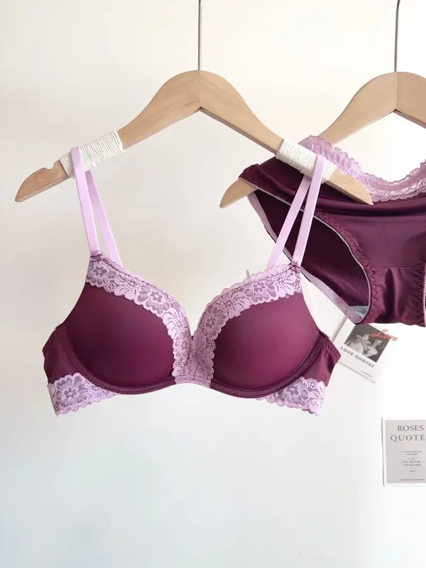 Sexy Leopard Print Lingerie Set Women Wireless Invisible Push Up Small Breasts adjustable A To C Cup sheer Lace Pure Design S-X