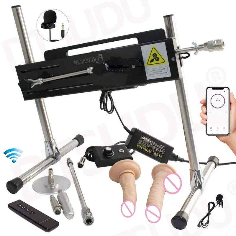 Dildo-120W Awtomatikong Dildo Machine 3-15cm Super Silent Masturbation Dildo Sex Machine Mga Pang-adultong Couple Sex Toy Babae Lalaki Sex Toy