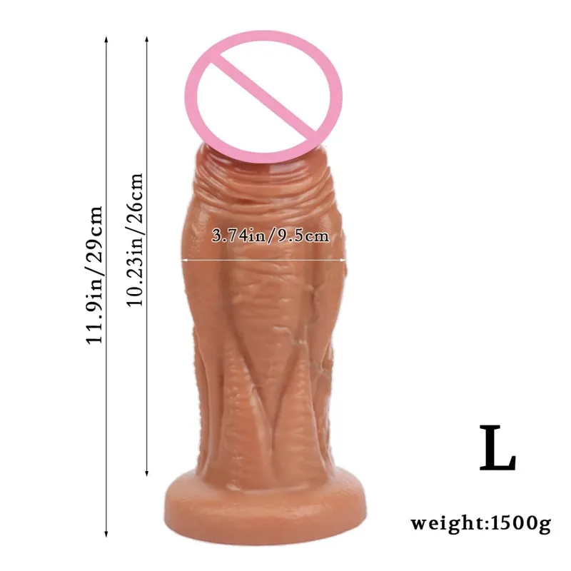 Super Big Skin Dildo Penis Prostate Massager Strap-on Silicone Realistic Anal Plug Masturbator Sexy Adult Huge Dildos Sex Toys