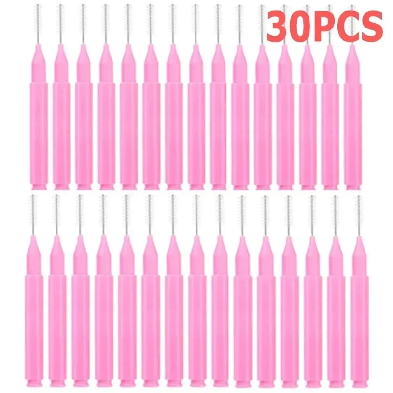 50PCS Mini Eyebrow Brush Portable Brow Perm Brushes Disposable Bendable Micro Eyelash Brow Lifting Brushes Applicators Tools