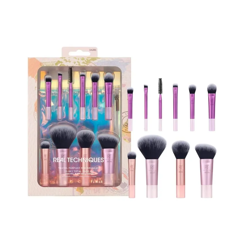 Popular Complete Set of Makeup Brushes Set Powder Blush Brush Halo Dye Brush Eye Shadow Brush Beauty Egg