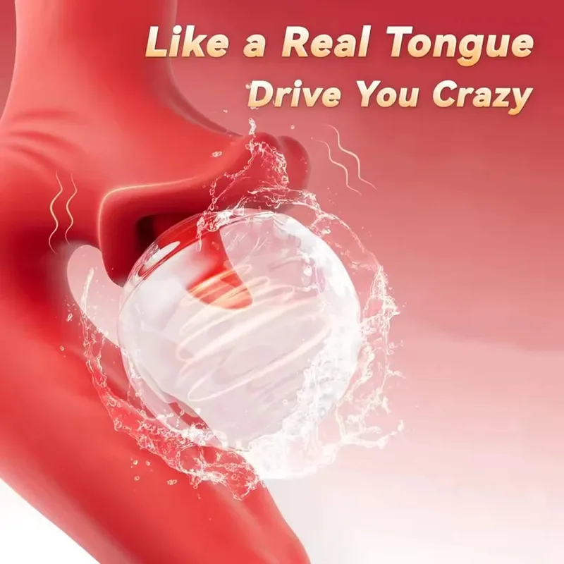 Powerful Tongue Vibrator for Women 10 Swing & 10 Licking Dildo Vibrators G Spot Clitoral Stimulator Female Masturbator Sex Toys