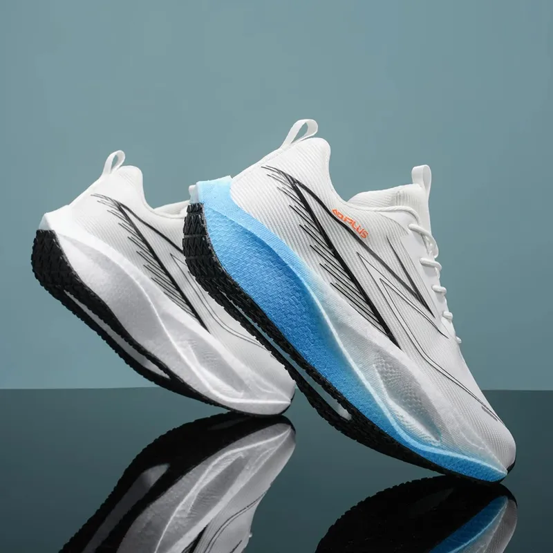 Men Running Shoes Carbon Board Marathon Sports Men's Speciality Sneakers Lightweight Women's Comfortable Athletic Nonskid Shoes