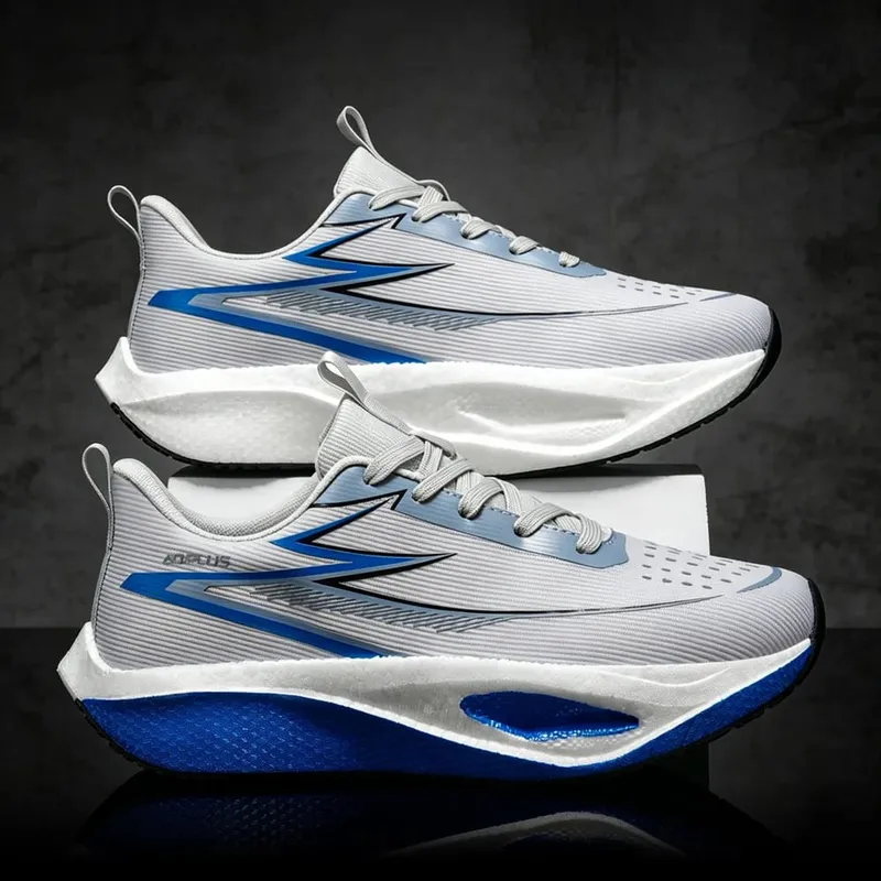 Men Sports Speciality Running Shoes Carbon Board Breathable Lightweight Women's Comfortable Athletic Nonskid Marathon Sneakers