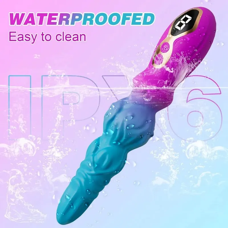 Penetration Vagina G Spot Dildo Vibrator for Women Vibrating Clitoris Stimulator Female Gradient Color Vibrator Adult Sex Toys