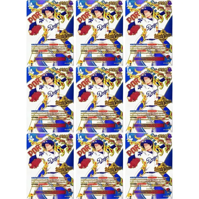 One Piece US College Basketball Luffy Promo Card Straw Hat Crew Anime Collectibles Replica High Quality Cards Foil Texture Card