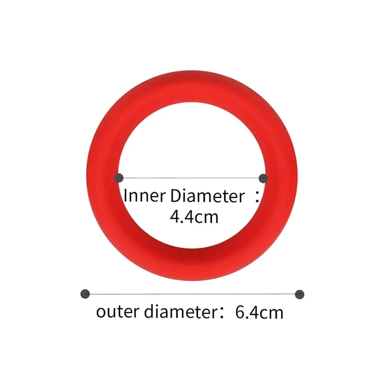 Male Penis Cock Ring Silicone Ball Stretcher Lock Delay Ejaculation Scrotum Testis Restraint Sex Toys for Men