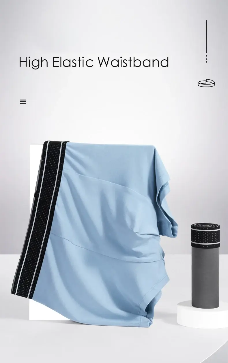 Boxer Modal pour hommes, sans couture, avec pochette à balles, culotte douce, grande taille, respirant, sous-vêtement confortable