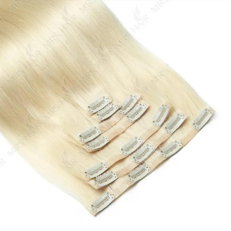 Extensiones de cabello humano Invisible con Clip de PU, trama de cinta de PU inyectada, 7 unidades/juego, 12-24 pulgadas, 100G, 120G, uso cómodo