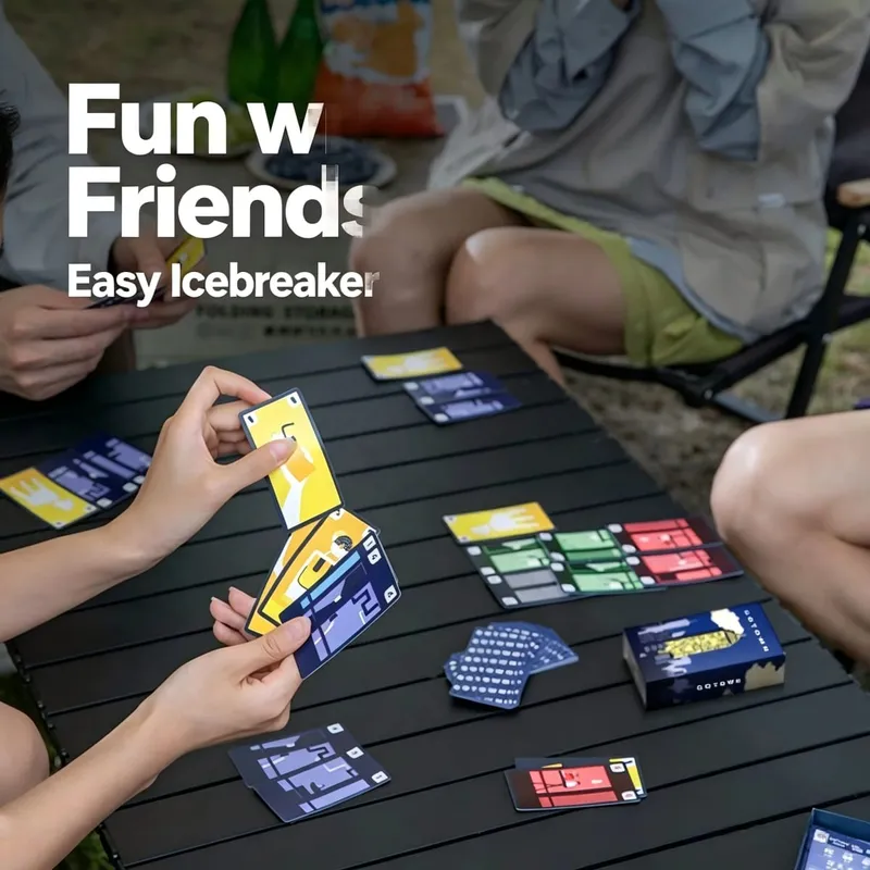 Skyscraper Card Board Game Pocket Portable Urban Adventure Tabletop Game Multiplayer Casual Interactive Party Game for Friends
