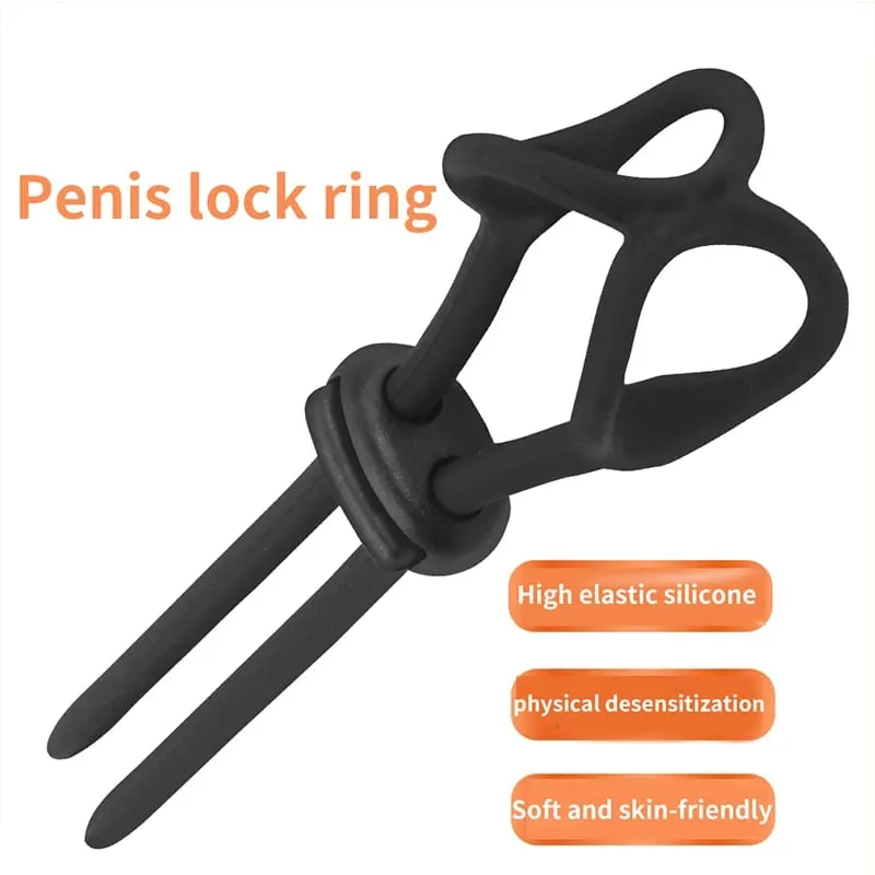 Rings Dick Adjustable Sex Toys For Adults Men Silicone Penis Ring Scrotum Spermlock Lasting Erection Ejaculation Delay Cockring