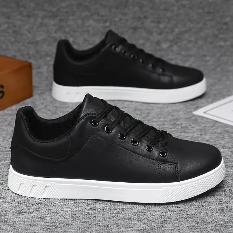 1 Pair of Minimalist Skate Shoes Two Colors Available Versatile and Comfortable Plus Size Lace-Up Soft Sole Lightweight All