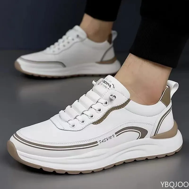 Large size summer new breathable wear-resistant men's shoes casual comfort sneakers men's fashion versatile thick soled shoes