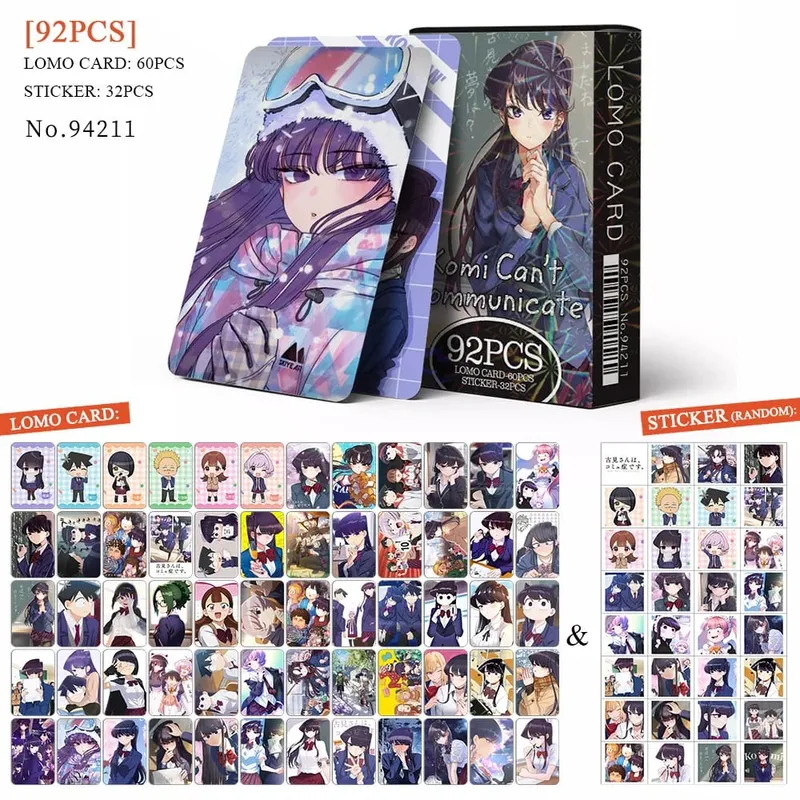 Anime Aanval op Titan‌ Lomo Kaart Ansichtkaart Speelgoed Haikyuu Apotheker Dagboeken Honkai Star Rail Collectie Kaarten Met Stickers Gift