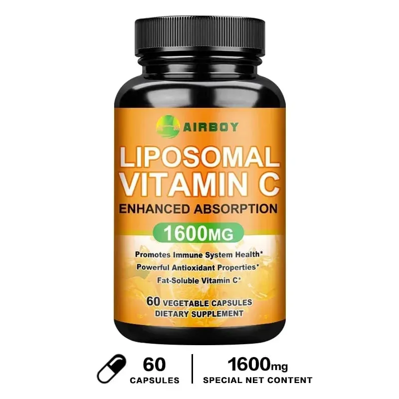 Liposomal Vitamin C - Immune Support Promotes Collagen Production Promote Fat dissolving Antioxidant