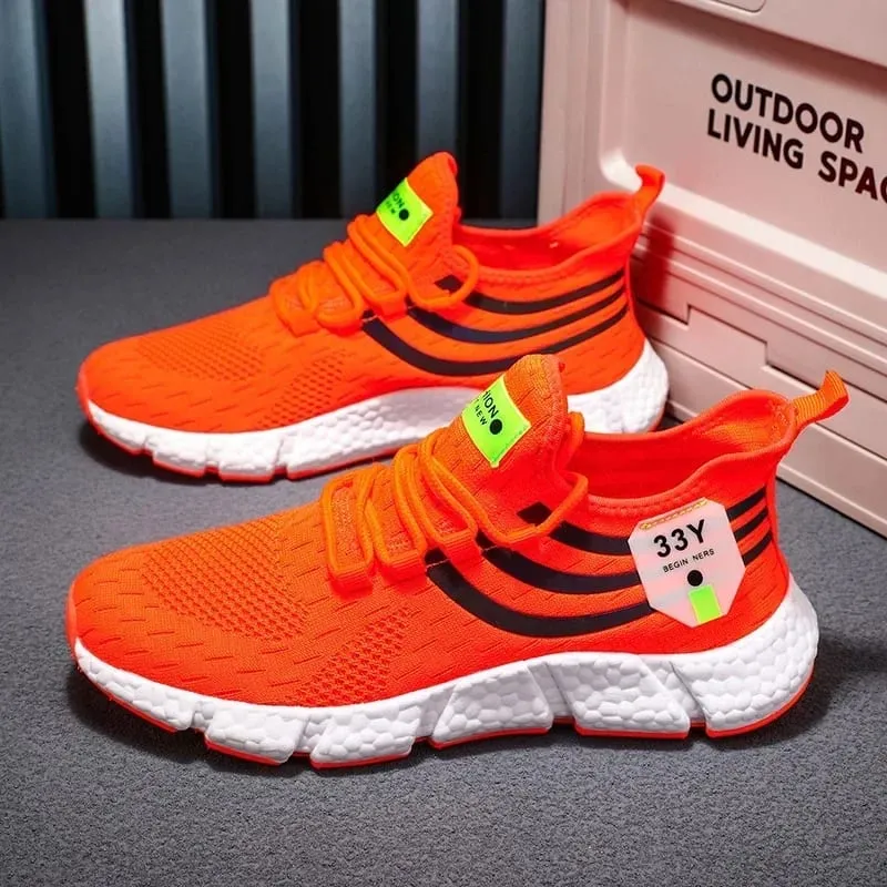 Men Casual Sport Shoes Breathable Lightweight Sneakers Unisex Outdoor Mesh Running Shoe Athletic Jogging Tenis Walking Shoes Men