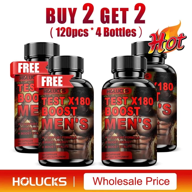 Test X180 Ignite Total Testosterone Booster for Men with Fenugreek Seed Build Lean Muscle Improve Energy & Performance