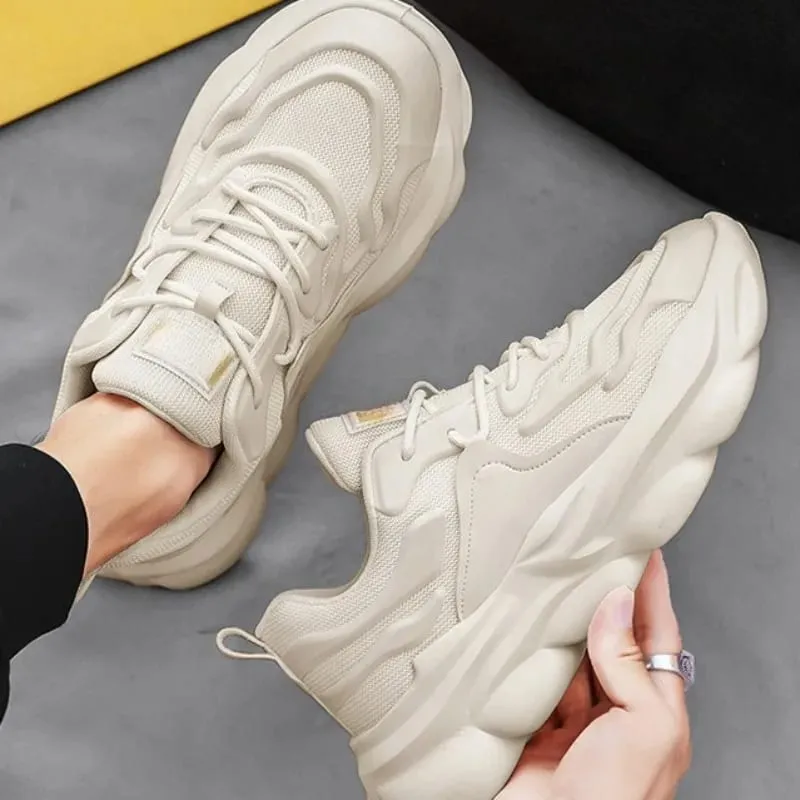 Casual Sports Footwear for Women Simple Fashion Appearance Soft Sole Breathable Fabric All Match Daily Street Outdoor Shoes